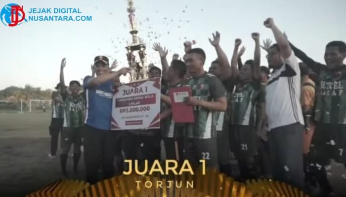 Tim 3 Pilar Torjun Sabet Juara I Turnamen Sepak Bola Hari Bhayangkara ke-80
