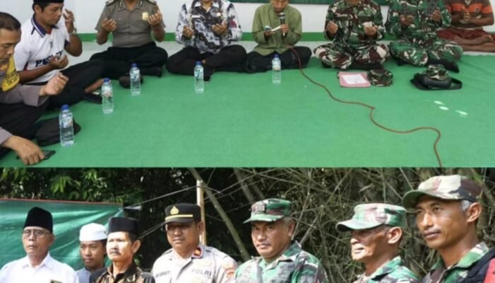 Akses Desa Moktesareh Terisolasi, Kodim 0828/Sampang dan Warga Gotong Royong Bangun Jembatan Perintis Garuda