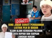 Buntut Pemadaman Tanpa Pemberitahuan, KING JABAR dari LPKSM PATROLI Siap Gugat PLN Bogor