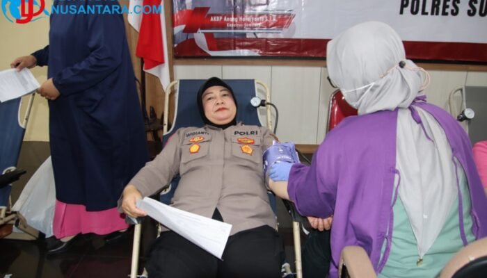 Aksi Sosial Hari Bhayangkara ke-80: Polres Sumenep Kumpulkan 70 Kantong Darah untuk Warga