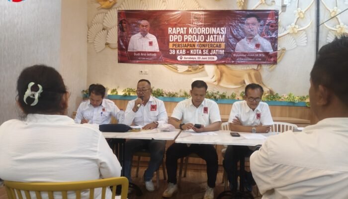 Konsolidasi Total, DPD PROJO Jatim Matangkan Konfercab di 38 Kabupaten/Kota