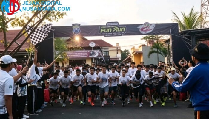Ribuan Peserta Padati Bhayangkara Fun Run 5K Polres Sampang, Sinergitas TNI-Polri dan Masyarakat Tanpa Sekat