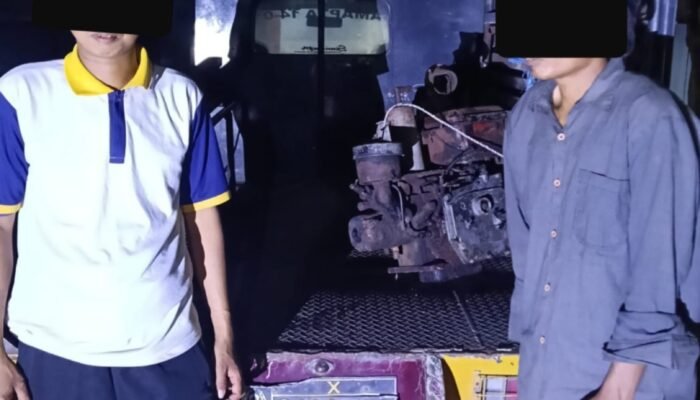 Polisi Nganjuk Ringkus Dua Pencuri Diesel Lintas Kecamatan, Beraksi di 10 TKP
