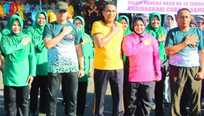 Memperkuat Sinergitas, Dandim dan Kapolres Sampang Gelar Olahraga Bersama Sambut HUT Bhayangkara