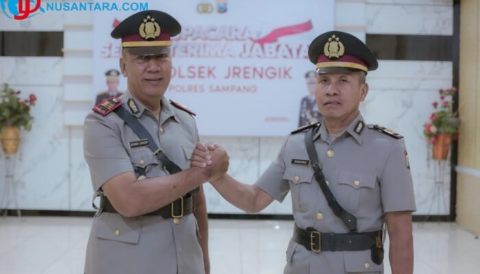 Tongkat Komando Kapolsek Jrengik Berganti, AKBP Hartono Tekan Pelayanan Humanis