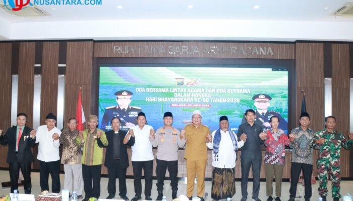 Sambut Hari Bhayangkara ke-80, Polres Gresik Gelar Doa Bersama Lintas Agama
