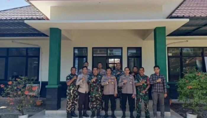 Perkokoh Sinergitas, Polsek Torjun Gelar Silaturahmi Hangat ke Koramil 0828/04
