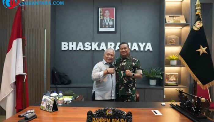 Perkuat Sinergi dengan Media, Danrem Bhaskara Jaya Terima Audiensi Media Memorandum