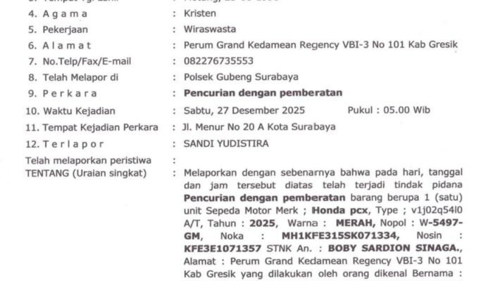 Tolak Klaim Motor Kredit Tanpa Investigasi Lapangan, Zurich Asuransi Digugat ke LAPS SJK