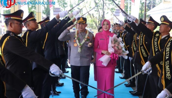 Estafet Kepemimpinan Polresta Sumenep, Kombes Pol Ariek Indra Sentanu Resmi Jabat Kapolresta Baru