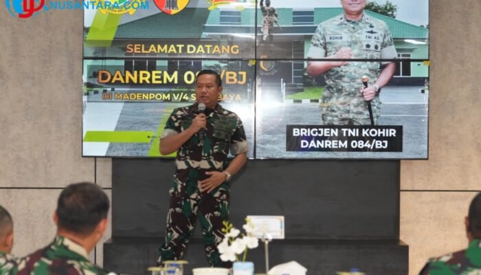 Danrem Bhaskara Jaya Apresiasi Dedikasi Denpom V/4 Surabaya, Dorong Profesionalisme untuk Mengawal Kehormatan TNI