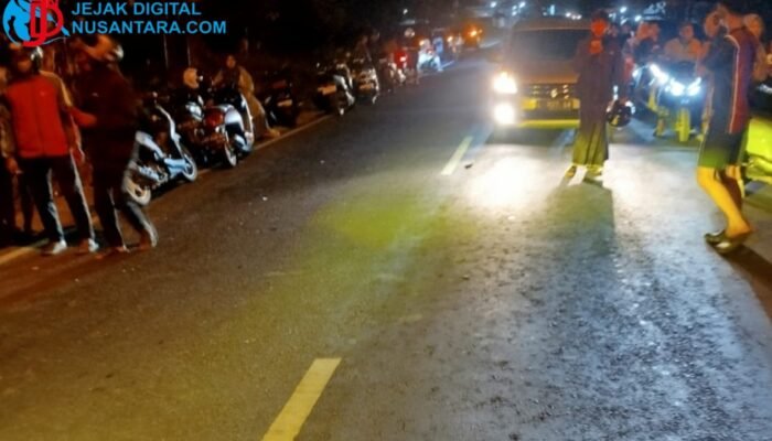 Polisi Buru Pengemudi Minibus Hitam Kasus Tabrak Lari di Jalan Raya Nyalaran Pamekasan