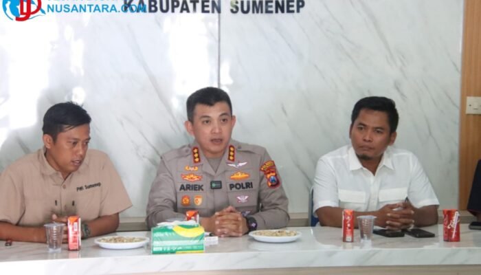 Perkuat Kemitraan dan Kondusifitas Wilayah, Kapolresta Sumenep Gelar Dialog Bersama PWI