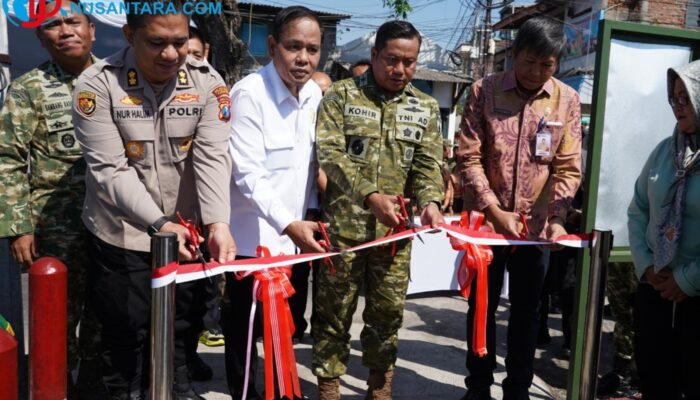 Jembatan Garuda Merah Putih Resmi Berdiri, Danrem 084/Bhaskara Jaya: Wujud Gotong Royong untuk Masa Depan Surabaya