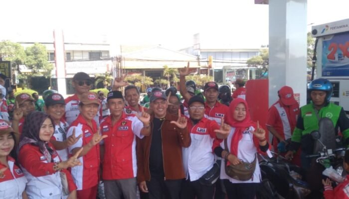 Ringankan Biaya Operasional, DPD LIRA Sidoarjo Gelar Aksi Bagi BBM Gratis dan Logistik Bagi Ojol