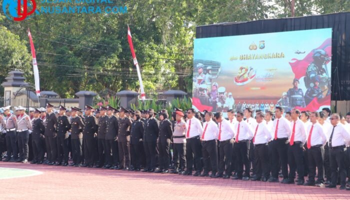 Mengusung Semangat Presisi, Polres Sumenep Gelar Upacara Hari Bhayangkara Ke-80