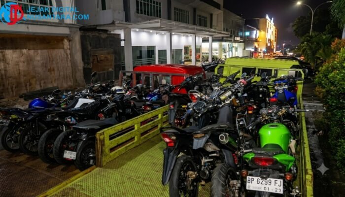 Antisipasi Balap Liar Malam Minggu, Polda Kepri Tindak 41 Motor Knalpot Bising di Batam