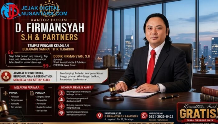 Profil Dodik Firmansyah: Advokat Nyentrik Surabaya yang Konsisten Kawal Keadilan