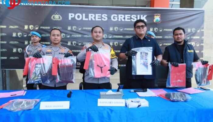 Polres Gresik Ungkap Kasus Curanmor: Motor Petani Balongpanggang Kembali, 2 Pelaku Dibekuk