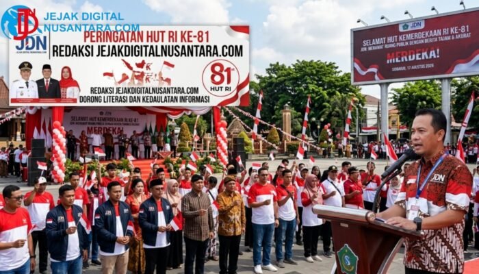Peringati HUT RI ke-81, Redaksi Jejakdigitalnusantara.com Dorong Literasi dan Kedaulatan Informasi