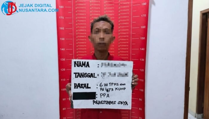 Pria di Surabaya Tega Setubuhi Anak Tiri Hingga Hamil, Diancam Setiap Beraksi