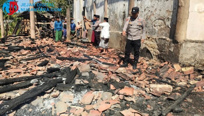 Kebakaran Kandang Sapi di Ketapang Sampang: 2 Ekor Sapi Mati, Kerugian Rp45 Juta