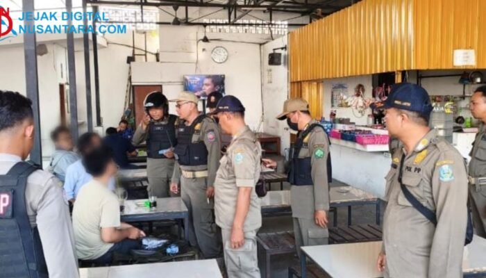 Razia Bolos Sekolah, Satpol PP Amankan 9 Pelajar di Warkop dan Antisipasi Narkoba