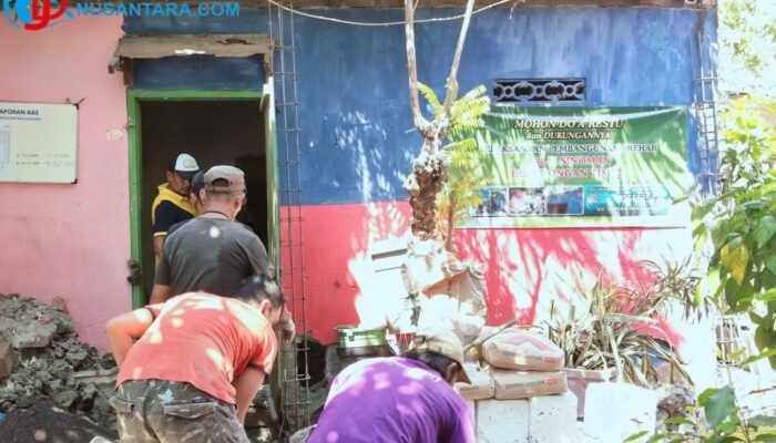 Balai Sinoman Blandongan Gresik Direnovasi, Didanai Kas Mandiri dan Swadaya Warga