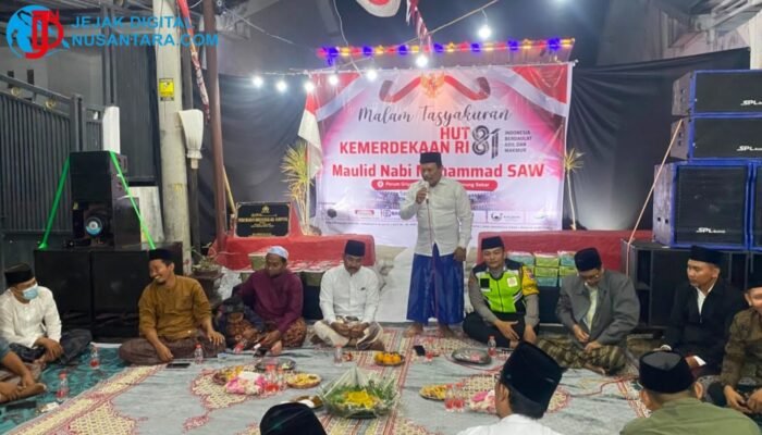 Hadiri Tasyakuran Perum Griya Bhayangkara, Plt Lurah Gunung Sekar Dukung Pembentukan RT Baru