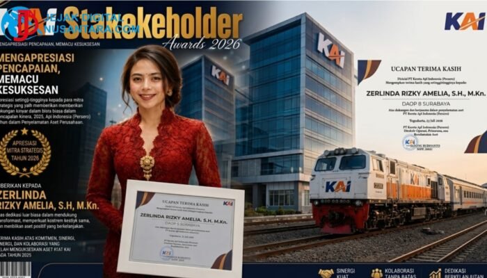 Apresiasi Penyelamatan Aset 2025, PT KAI Divisi Land and Building Assets Gelar KAI Stakeholder Awards 2026