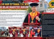 Rizchi Hari Setiawan Raih Magister Hukum UNTAG Surabaya, Tegaskan Komitmen Keadilan dan Integritas
