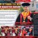 Rizchi Hari Setiawan Raih Magister Hukum UNTAG Surabaya, Tegaskan Komitmen Keadilan dan Integritas
