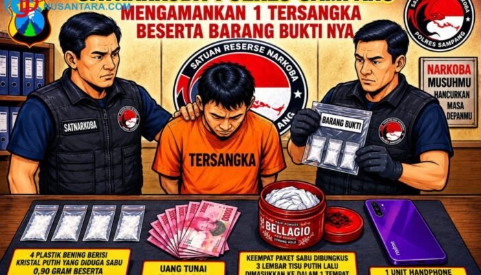 Sembunyikan Sabu di Mushala, Pria di Sampang Ditangkap Polisi