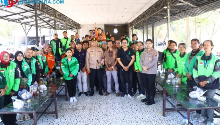 Mata dan Telinga Polisi di Jalanan, Ratusan Driver Ojol Gresik Siap Perkuat Kamtibmas