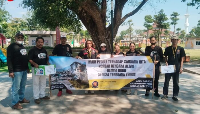 Peduli Bencana Gempa NTT, Ormas GMPI Sidoarjo Galang Dana hingga Bersurat ke Instansi