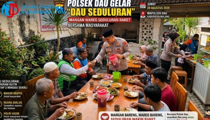 Polsek Dau Gelar ‘Dau Seduluran’, Perkuat Kamtibmas Lewat Pendekatan Humanis