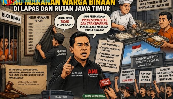 Soroti Transparansi Makanan WBP Jawa Timur, AMI Buka Opsi Demo Kanwil Pas