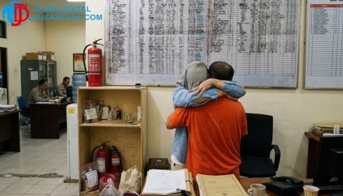 Momen Haru di Polres Gresik: Saat Tahanan Diberi Ruang Peluk Anak dan Istri