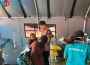 Pasca-Gempa Manggarai: Tim Kesehatan Korbrimob Sisir Perkembangan Pasien di Posko Barangkolong