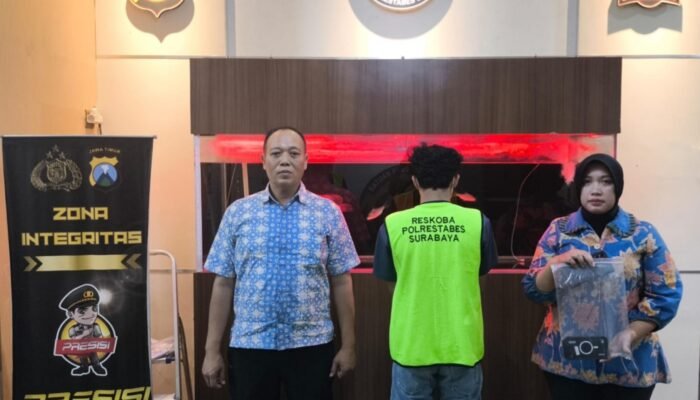 Polrestabes Surabaya Bongkar Gudang Sabu di Kontrakan Sambikerep, Seorang Pengedar Ditangkap 