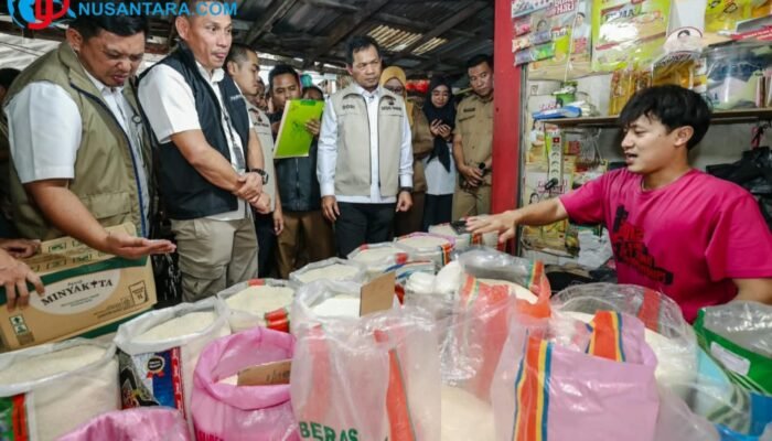 Satgas Pangan Polda Jatim Sidak Pasar Pucang Surabaya, Telusuri Beras Premium di Atas HET