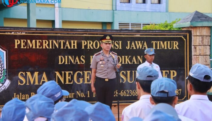 Cegah Judi Online hingga Bullying, Kapolresta Sumenep Pimpin Upacara Serentak di Sekolah