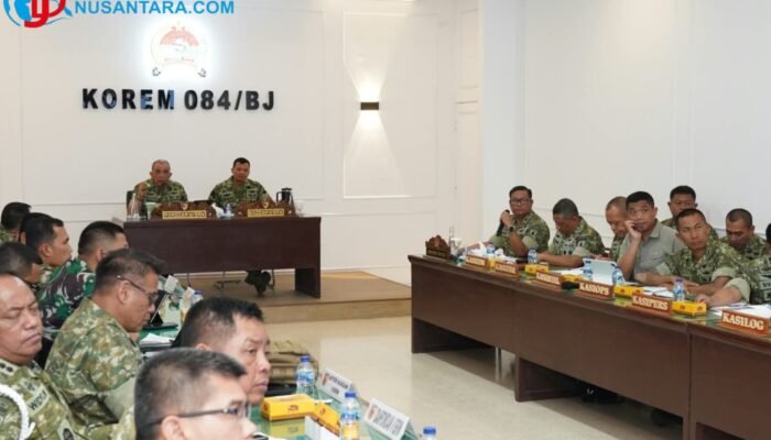 Matangkan Persiapan Penutupan Bakti TNI AD, Danrem Bhaskara Jaya Hadiri Rakor di Makorem