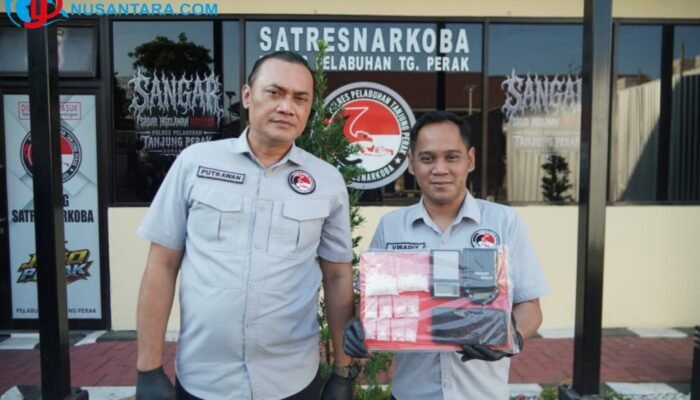 Polresta Tanjung Perak Ringkus Pengedar Sabu di Kenjeran, 65,51 Gram Barang Bukti Disita