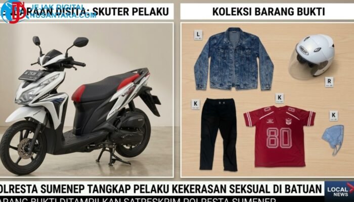 Polresta Sumenep Tangkap Pelaku Kekerasan Seksual di Rumah Kost Batuan, Terekam CCTV