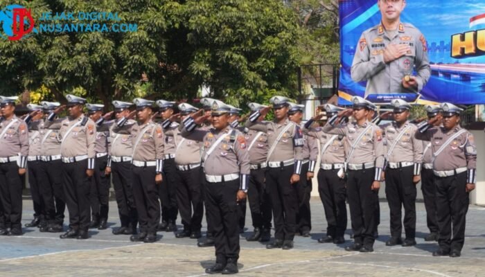 Polres Bangkalan Peringati HUT Lalu Lintas Bhayangkara ke-71, Tegaskan Humanisme dan Keselamatan Jalan
