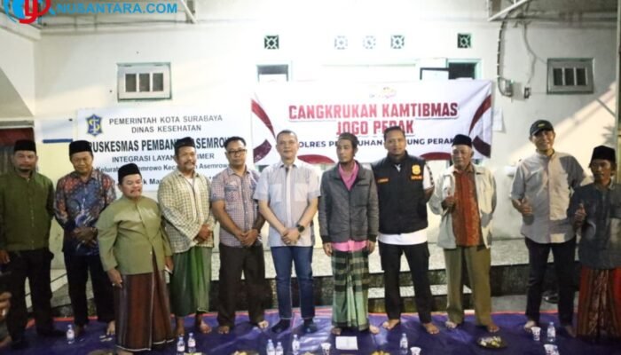 Tangkal Hoaks dan Tawuran, Kapolres Tanjung Perak Ajak Warga Asemrowo Perkuat Jogo Perak