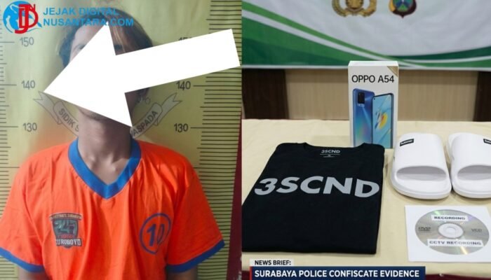 Pembobolan Toko HP di Benowo Surabaya Terbongkar Lewat CCTV, Satu Pelaku Ditangkap dan 4 DPO