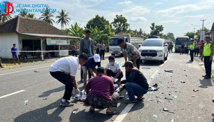 Kecelakaan Beruntun di Blega Bangkalan: Pengendara Motor Tewas, 5 Luka-luka