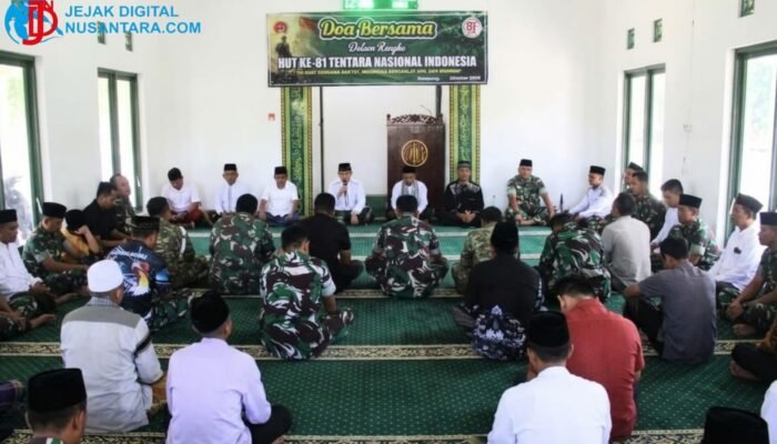 HUT ke-81 TNI: Kodim 0828/Sampang Gelar Doa Bersama untuk Keselamatan dan Keutuhan NKRI